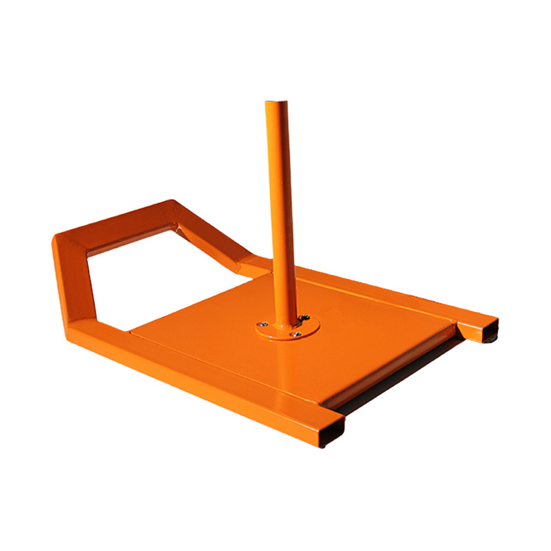 Trineo de entrenamiento ligero de color naranja para entrenamiento de cuerpo completo