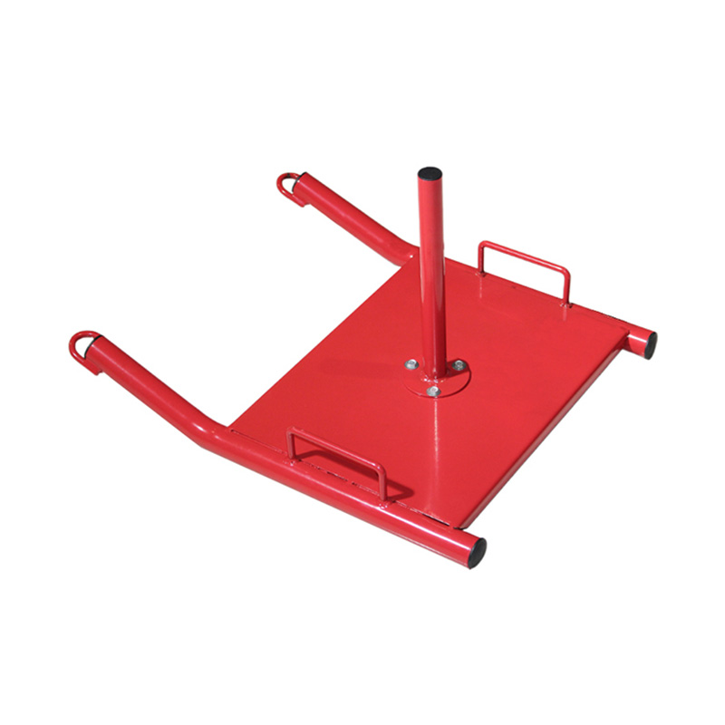 Trineo de entrenamiento ligero rojo para entrenamiento de cuerpo completo